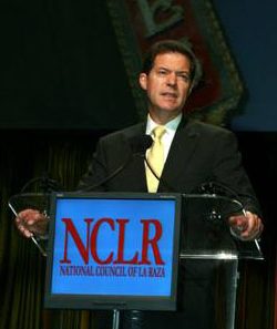 Brownback Speaking at the National Council of La Raza